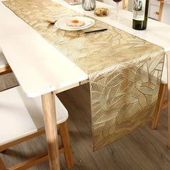 Insulated Leaf Table Runner - Non Slip & Stylish Home Decor