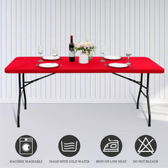 Polyester Elastic Table Cover Spandex Tablecloth All inclusive