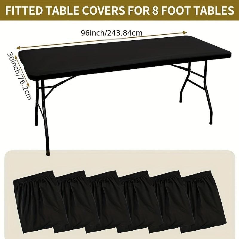 Polyester Elastic Table Cover Spandex Tablecloth All inclusive