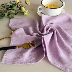 Cotton Linen Blend Dinner Cloth Napkins Absorbent for Everyday Use