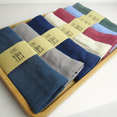 Cotton Linen Blend Dinner Cloth Napkins Absorbent for Everyday Use