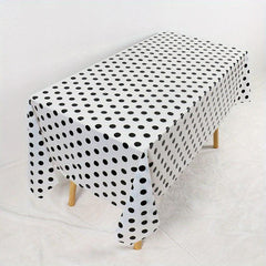 Polka Dot Plastic Table Cloth Mouse Theme Table Cover