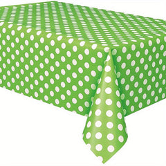 Polka Dot Plastic Table Cloth Mouse Theme Table Cover