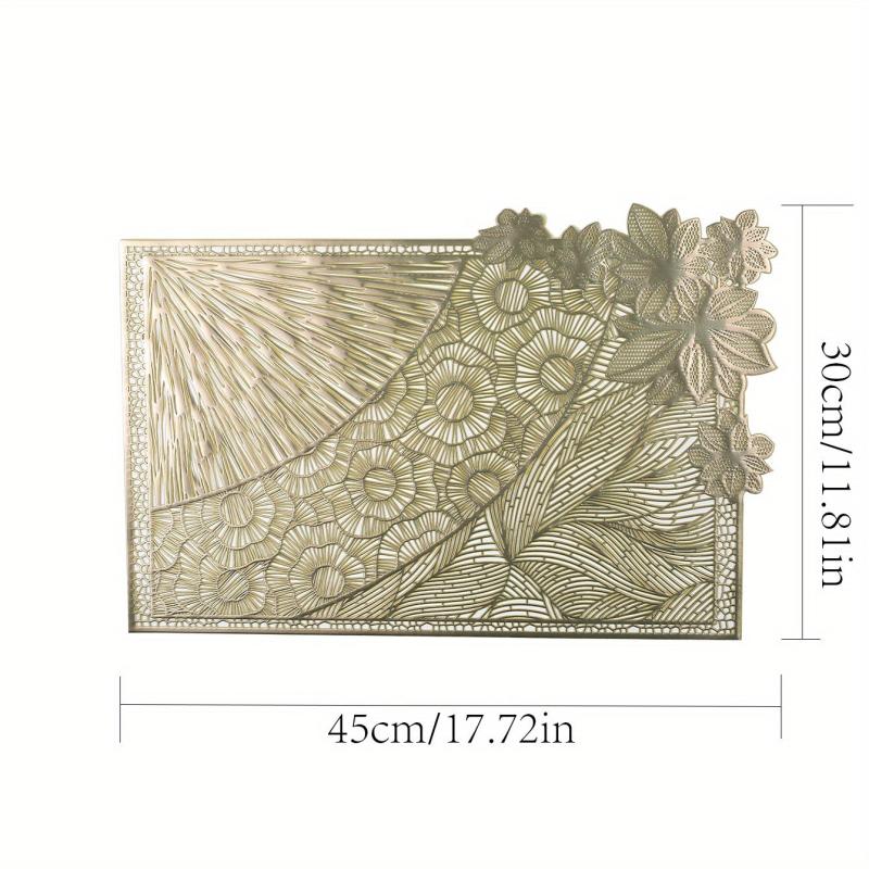 Anti Scald PVC Placemat for Kitchen Table Decoration