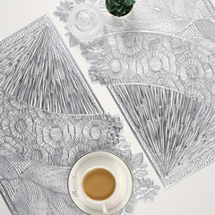 Anti Scald PVC Placemat for Kitchen Table Decoration