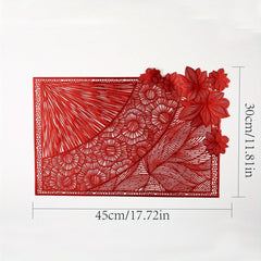 Anti Scald PVC Placemat for Kitchen Table Decoration