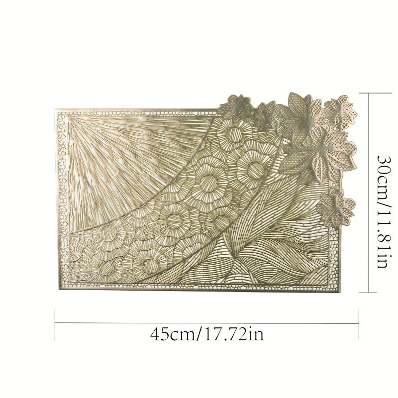 Anti Scald PVC Placemat for Kitchen Table Decoration