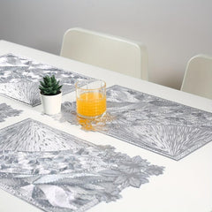Anti Scald PVC Placemat for Kitchen Table Decoration
