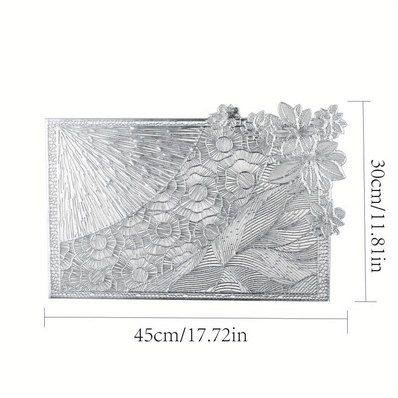 Anti Scald PVC Placemat for Kitchen Table Decoration
