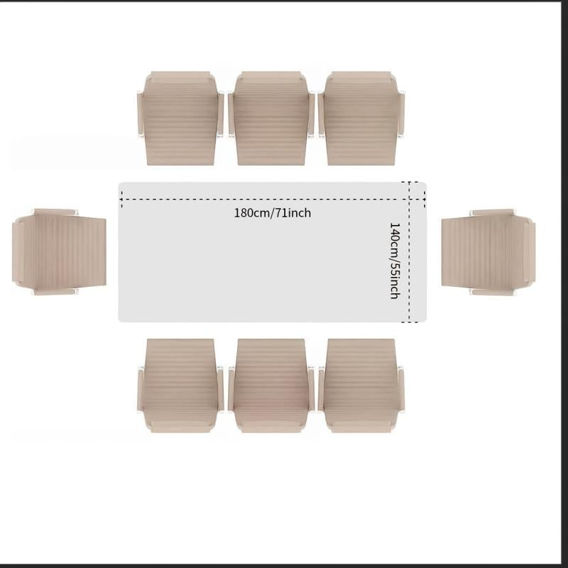 Leaf Pattern PVC Tablecloth Waterproof Table Cover