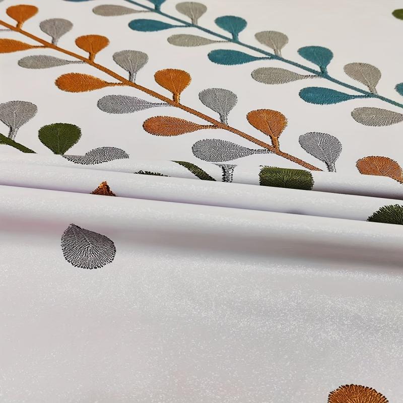 Leaf Pattern PVC Tablecloth Waterproof Table Cover