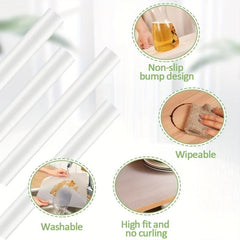 Nonstick Shelf Liner & Refrigerator Mat Waterproof & Oilproof Easy to Clean