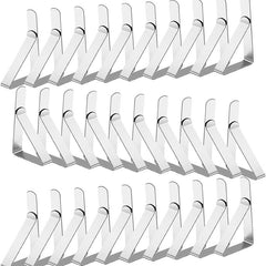 Stainless Steel Tablecloth Clips Set 30 Picnics Marquees Wedd