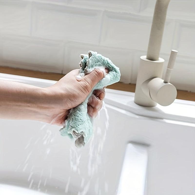 12pcs Scouring Pad Square Dish Cloths for Sink or Kitchen Stove