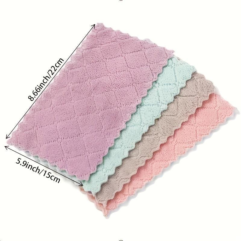 12pcs Scouring Pad Square Dish Cloths for Sink or Kitchen Stove