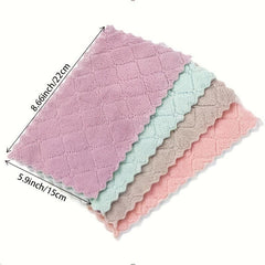 12pcs Scouring Pad Square Dish Cloths for Sink or Kitchen Stove