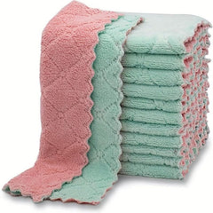 12pcs Scouring Pad Square Dish Cloths for Sink or Kitchen Stove