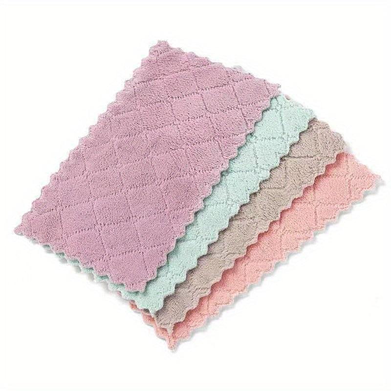 12pcs Scouring Pad Square Dish Cloths for Sink or Kitchen Stove