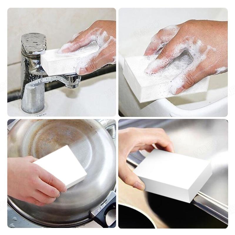 24pcs Magic Sponge Cleaner Antibacterial Washable Cleaning Brush