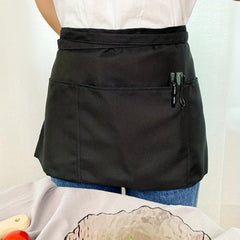 Stain Resistant Polyester Server Apron with Pockets for Chefs Cooks Bakers
