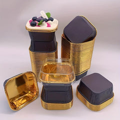 50pcs Disposable Paper Muffin Cups Cake Containers Baking Tools Kitchen Gadgets