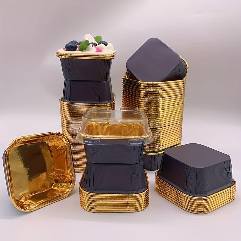 50pcs Disposable Paper Muffin Cups Cake Containers Baking Tools Kitchen Gadgets