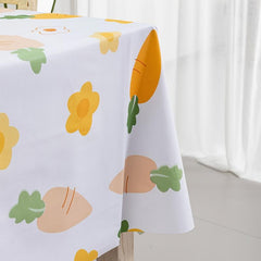 Waterproof and Washable Tablecloth PVC Printed Table Cloth for Dining Table
