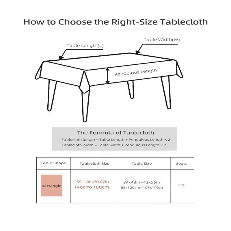 Waterproof and Washable Tablecloth PVC Printed Table Cloth for Dining Table
