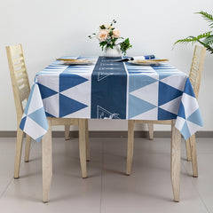 Waterproof and Washable Tablecloth PVC Printed Table Cloth for Dining Table