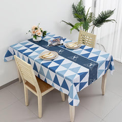 Waterproof and Washable Tablecloth PVC Printed Table Cloth for Dining Table
