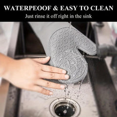 4 Silicone Oven Mitts & Pot Holders Sets Heat Resistant Gloves & Hot Pads