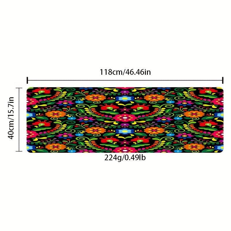 Non-slip Floral Waterproof Area Rug Machine Washable Absorbent Floor Rug