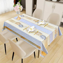 Modern PVC Tablecloth Waterproof Scald Resistant Washable Table Cover