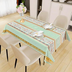 Modern PVC Tablecloth Waterproof Scald Resistant Washable Table Cover