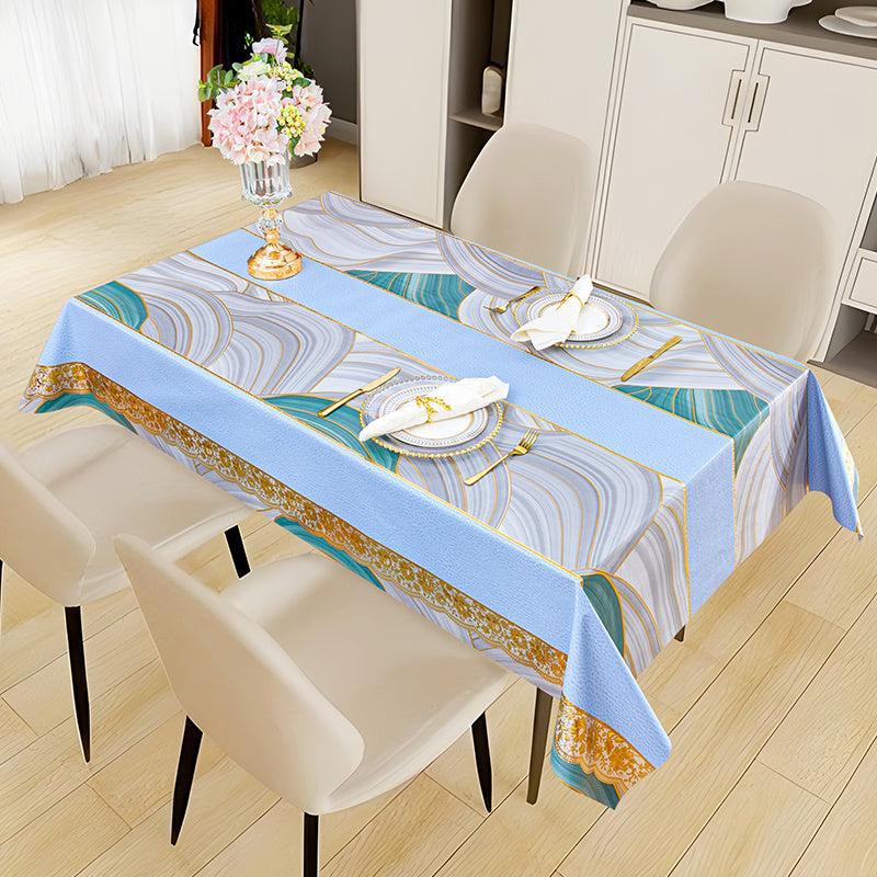 Modern PVC Tablecloth Waterproof Scald Resistant Washable Table Cover