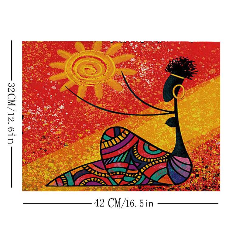 4pcs Exotic Pattern Placemats Non Slip Heat Resistant Washable Dining Table Mats