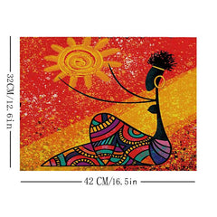 4pcs Exotic Pattern Placemats Non Slip Heat Resistant Washable Dining Table Mats