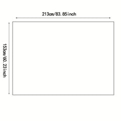Square Tablecloth Desk Blotter Mat Clear Plastic Table Protector