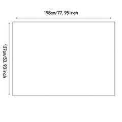 Square Tablecloth Desk Blotter Mat Clear Plastic Table Protector