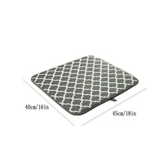Microfiber Dish Drying Mat - Absorbent 18in X 16in