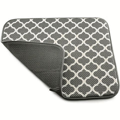Microfiber Dish Drying Mat - Absorbent 18in X 16in
