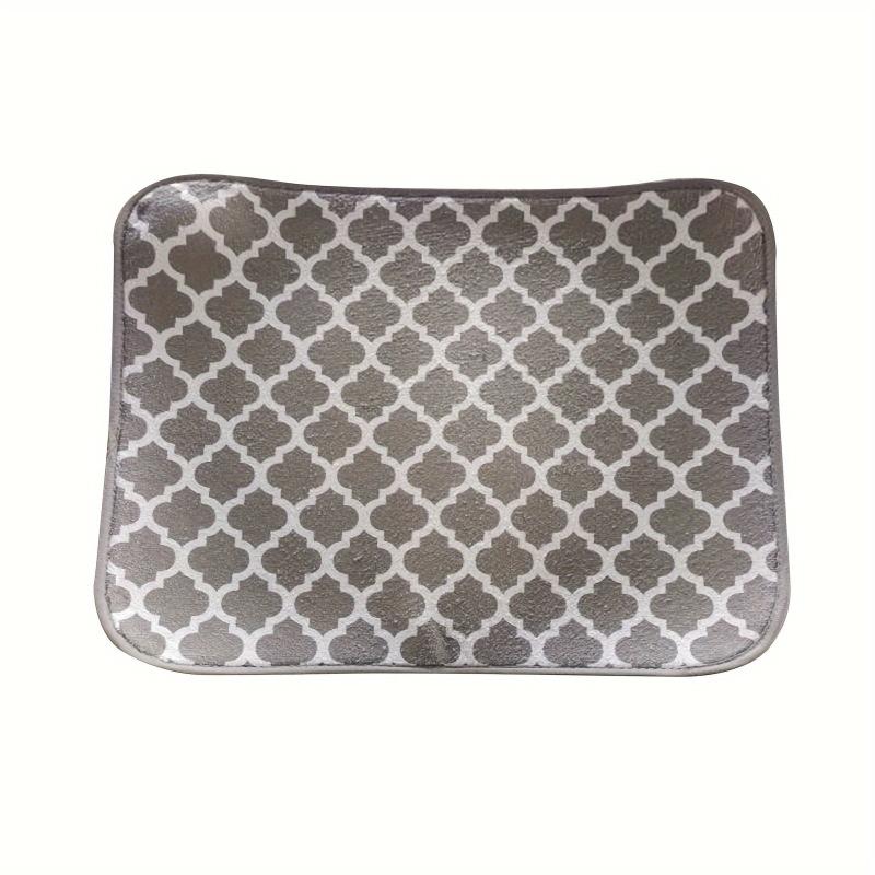 Microfiber Dish Drying Mat - Absorbent 18in X 16in