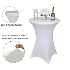 1pc Spandex Table Cover for Parties Weddings Birthdays