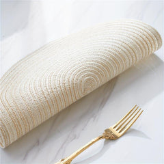 Waterproof Round Yarn Placemat Heat Insulation Pad