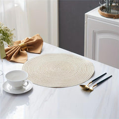 Waterproof Round Yarn Placemat Heat Insulation Pad