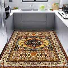 Boho Area Rug Distressed Persian Washable Non Slip Low Pile