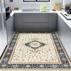 Boho Area Rug Distressed Persian Washable Non Slip Low Pile