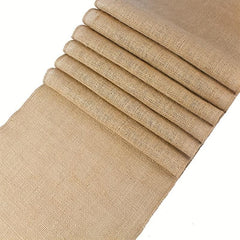 Burlap Table Runner Halloween Home Decor Jute Material Table Cover