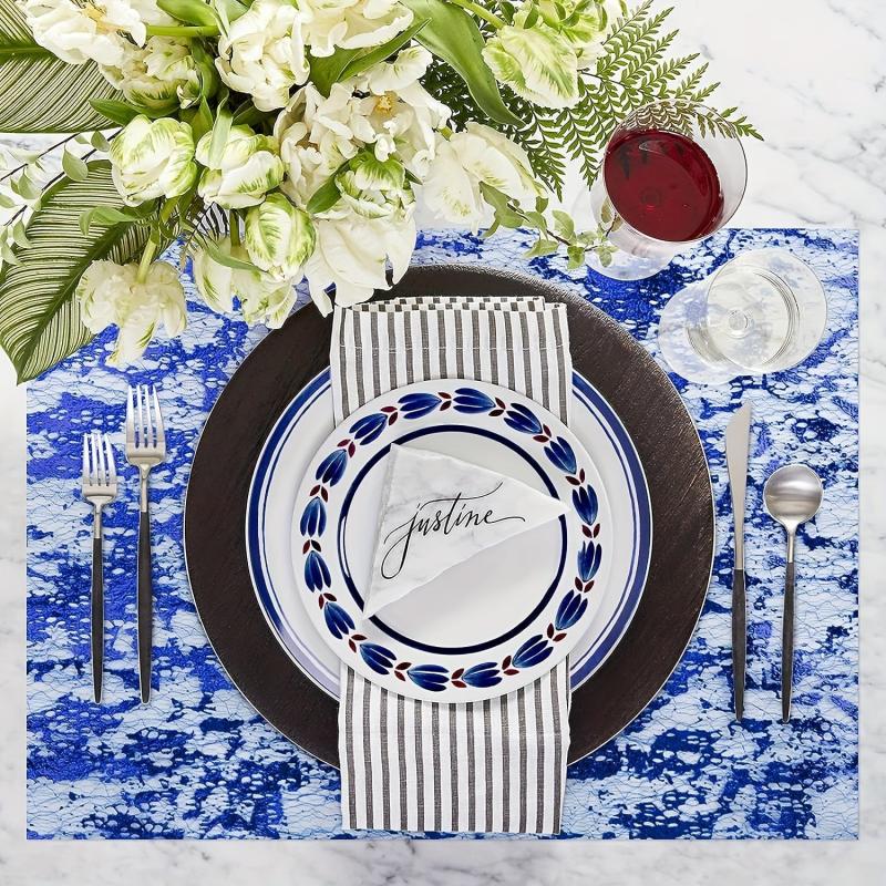 Sequins Glitter Metal Mesh Table Runner for Wedding Bridal Shower