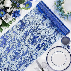 Sequins Glitter Metal Mesh Table Runner for Wedding Bridal Shower